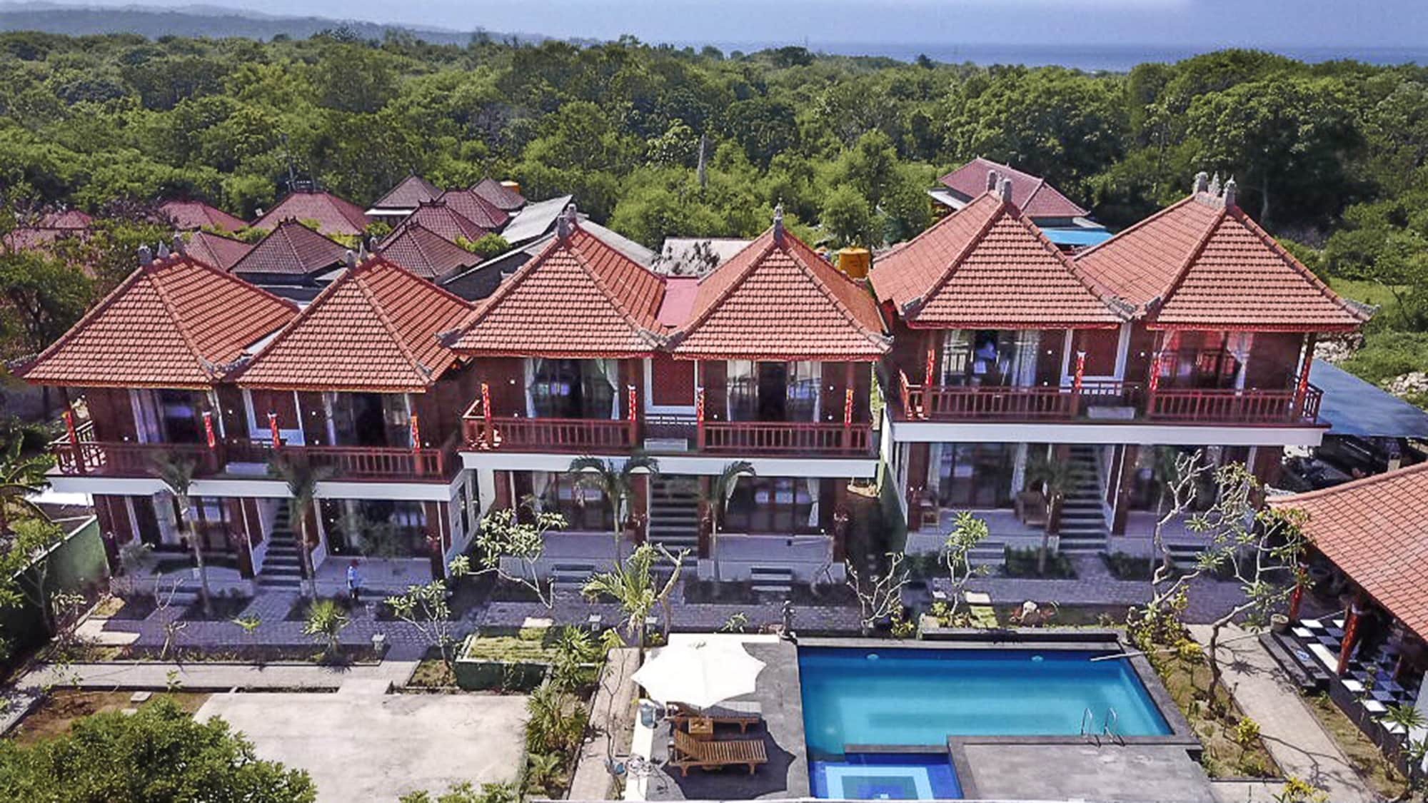 Lembongan Cempaka Villa & Restaurant Нуса-Лембонган Экстерьер фото